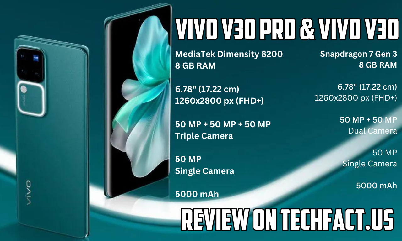 New Vivo V Series Phone Vivo V30 And Vivo V30 Pro Full Review